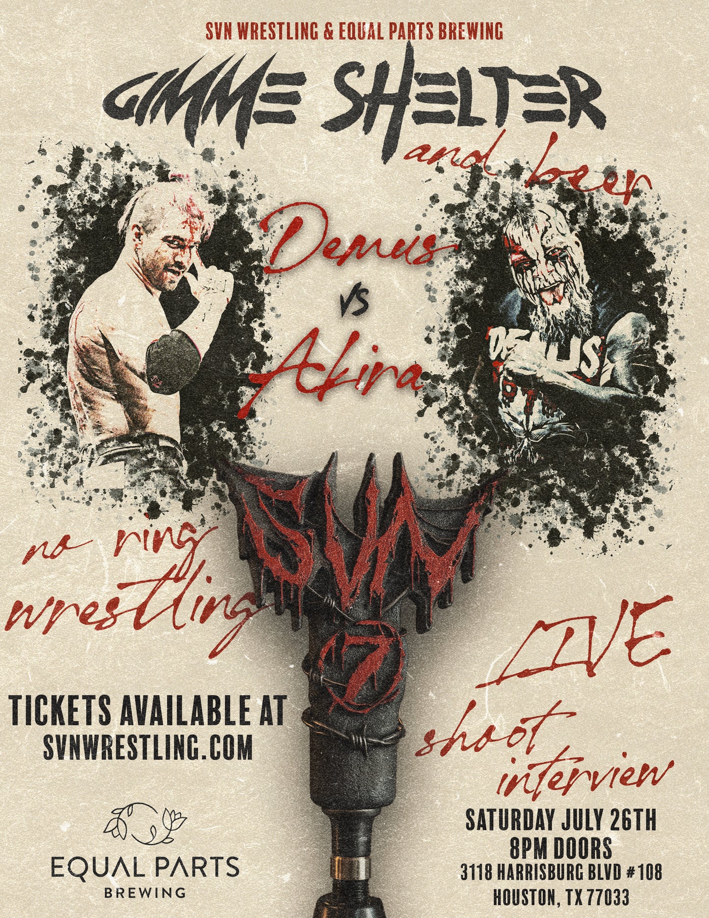SVN Wrestling: Gimme Shelter