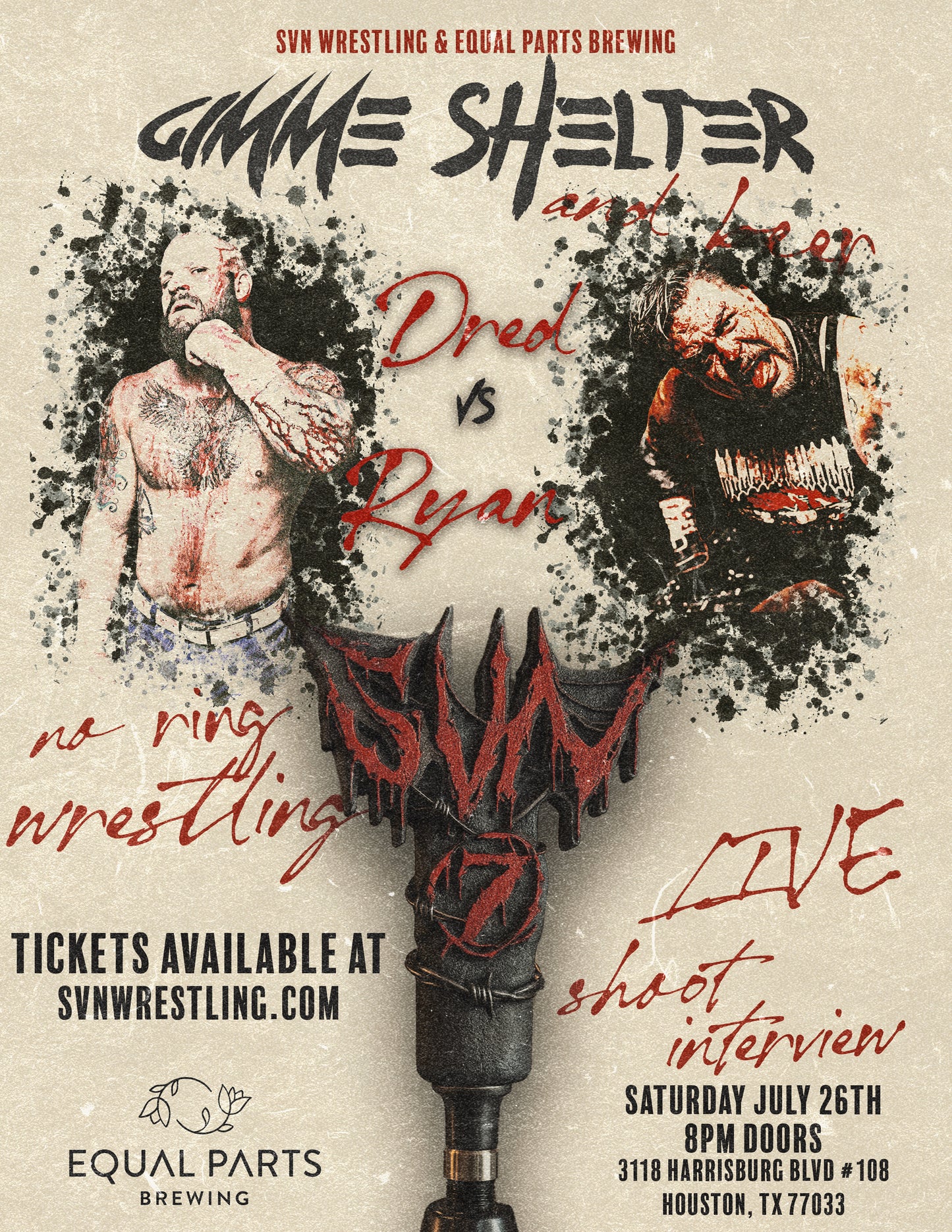 SVN Wrestling: Gimme Shelter