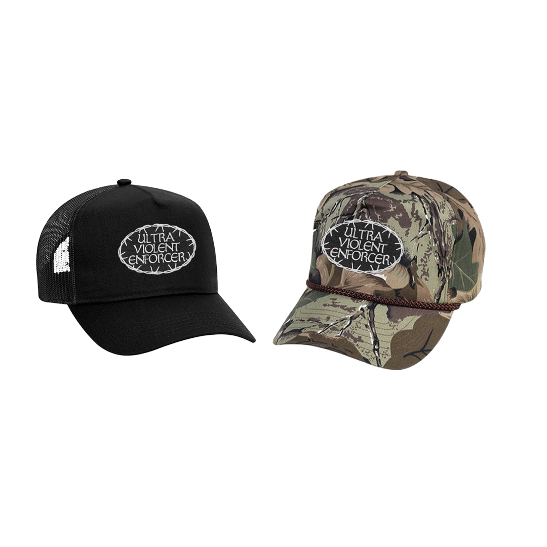 UltraViolent Enforcer Trucker Hats