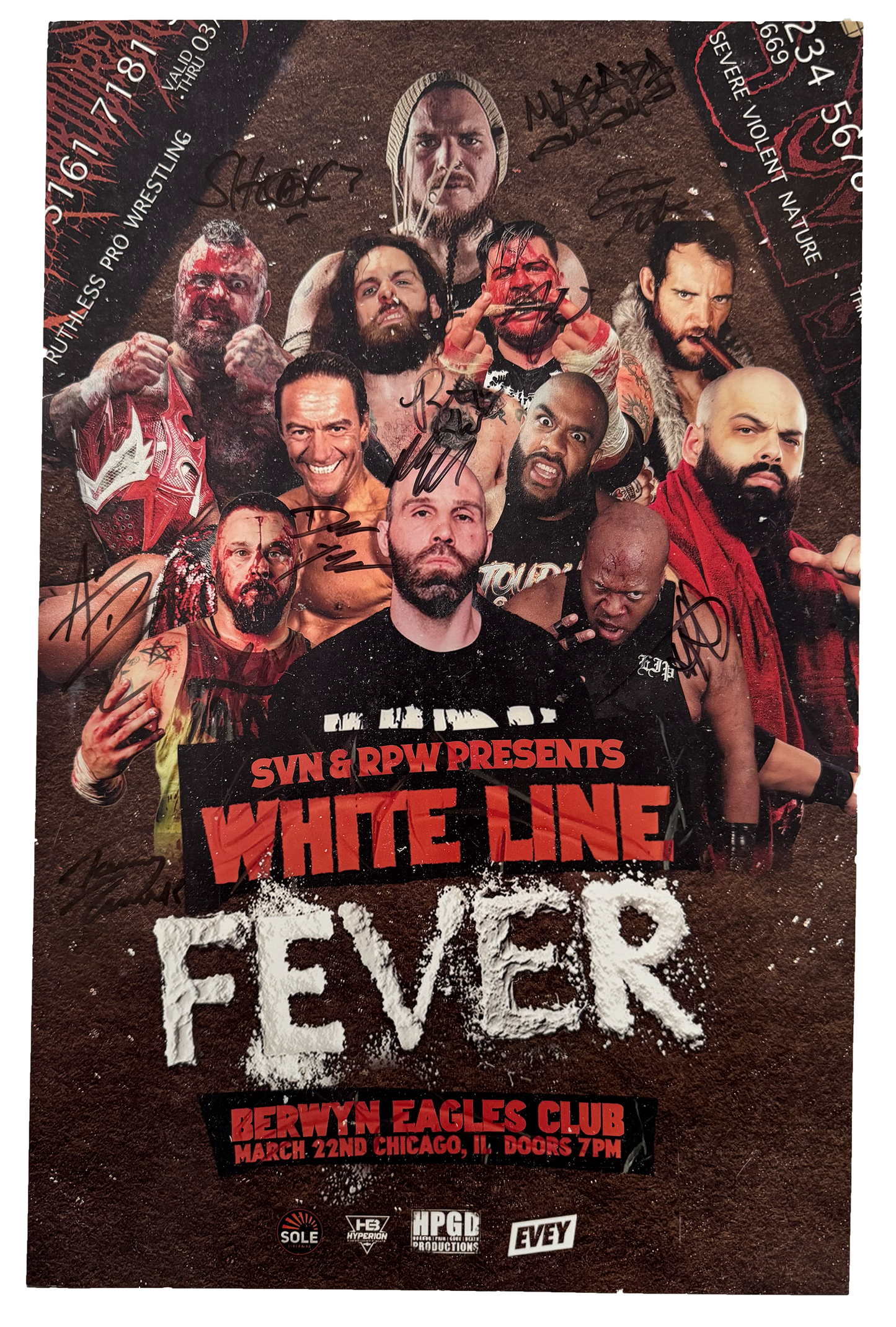 White Line Fever - Signed 11x17 Poster