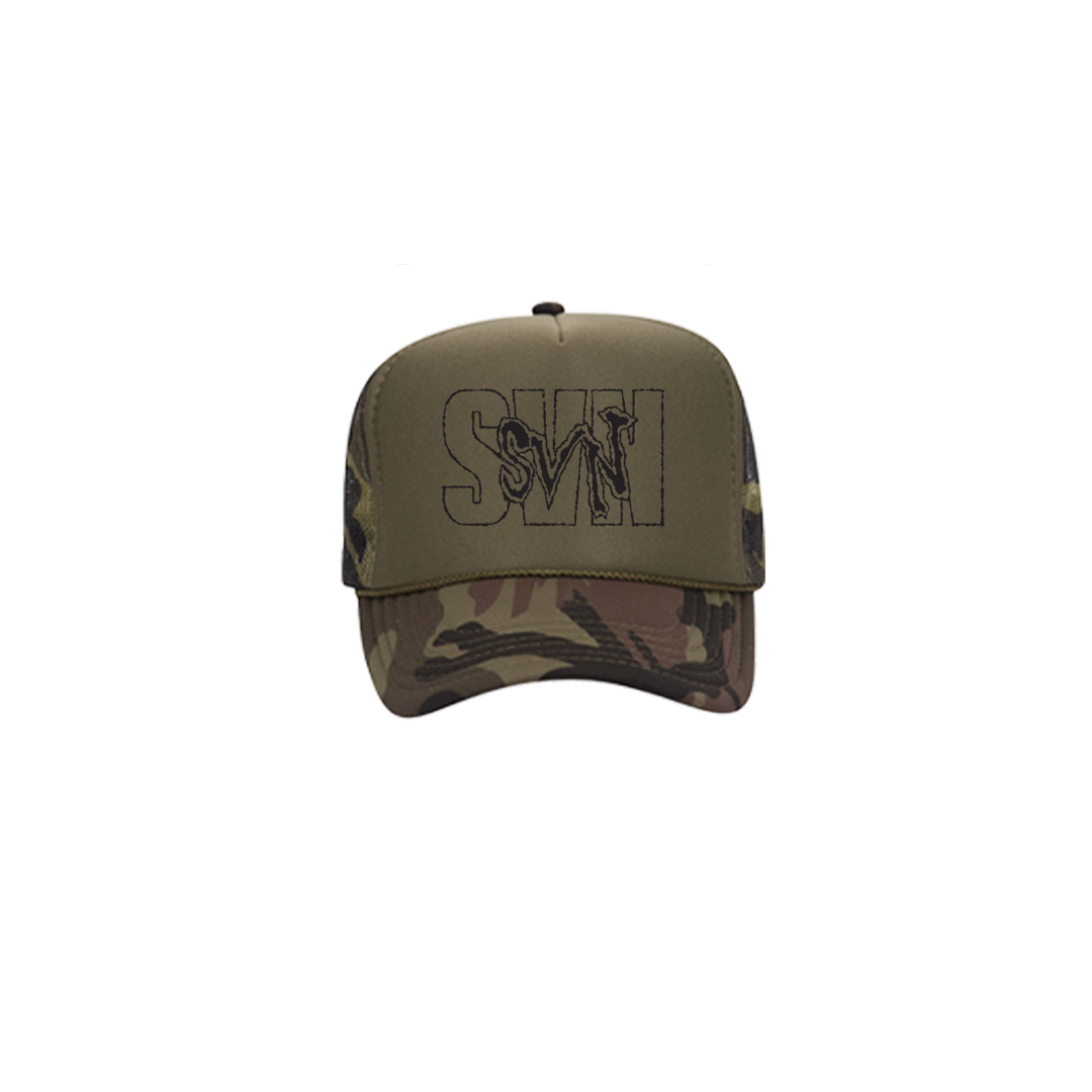 SVN Logo Trucker Cap [Camo]